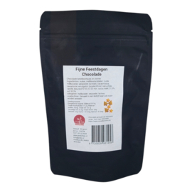 Fijne feestdagen chocolade