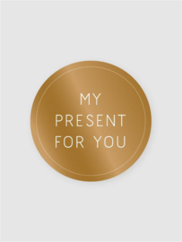 My present for you | Goud - 12 stuks