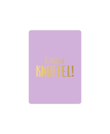 Mini kaart | Dikke knuffel!