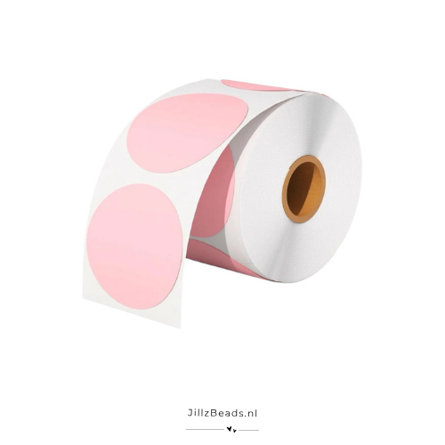 Traktatie sticker | Afscheid met naam | Sierlijk - 10 stuks