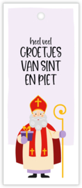 Mini kaart | Heel veel groetjes van Sint en Piet