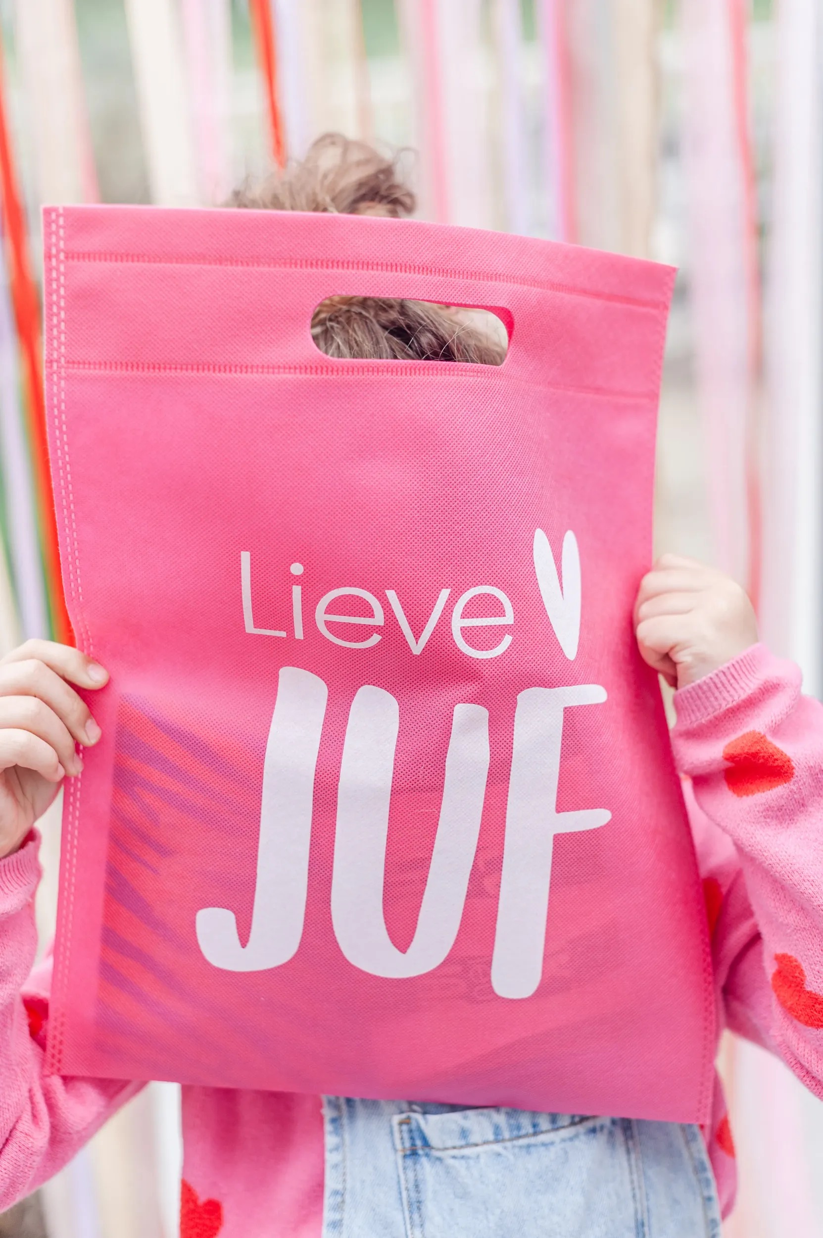 Tas | Lieve juf | Roze