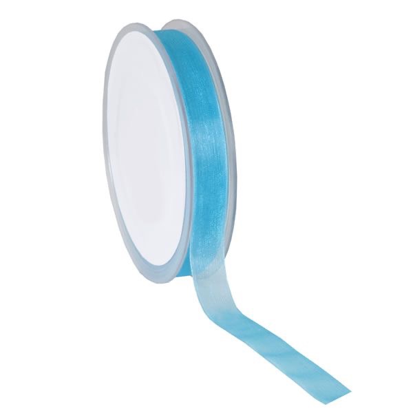 Organza lint | Turquoise - 3 meter