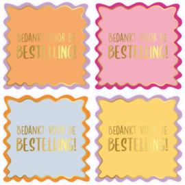 Bedankt voor de bestelling! - 10 stuks