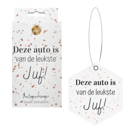 Auto geurhanger | Juf