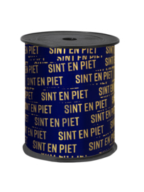 Krullint | Sint en Piet | Blauw - 3 meter