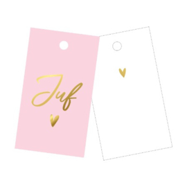 Cadeaulabel | Juf - 5 stuks