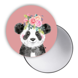 Spiegeltje | Panda | Roze