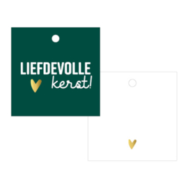 Cadeaulabel | Liefdevolle kerst! - 5 stuks