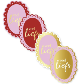 Veel liefs - 10 stuks