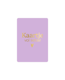 Mini kaart | Kaartje vol liefde!