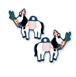 Cadeaulabels | Paard van Sinterklaas - 5 stuks