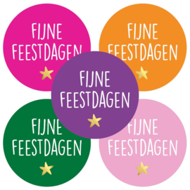 Fijne feestdagen | Mix  - 10 stuks