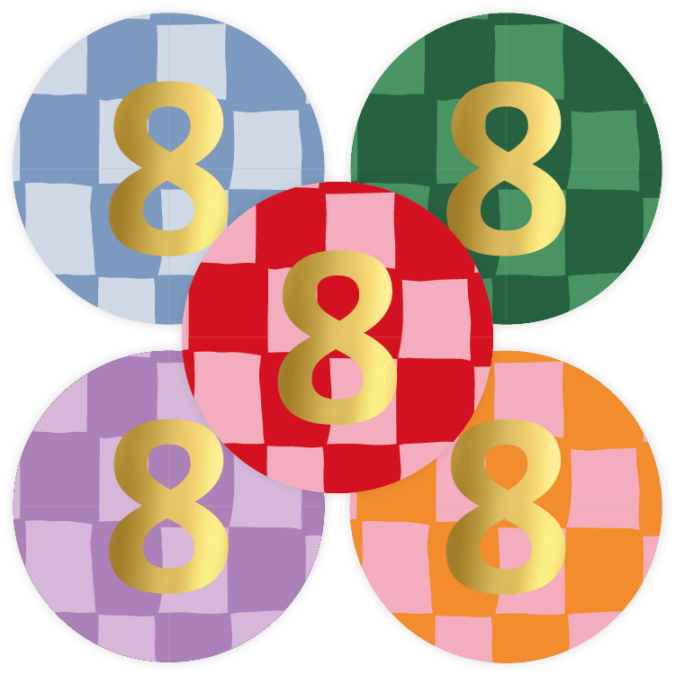 Cijfer 8 | Mix - 10 stuks