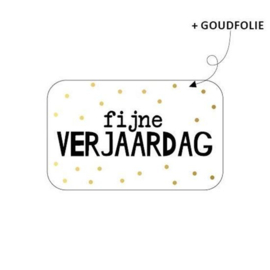 Fijne verjaardag - 10 stuks