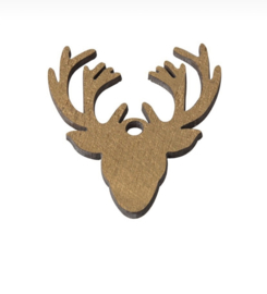 Cadeaudeco | Rendier | Goud - 5 stuks