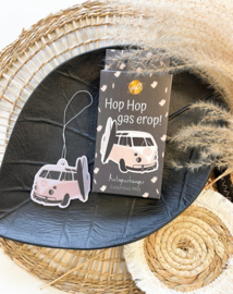 Auto geurhanger | Hop hop gas erop
