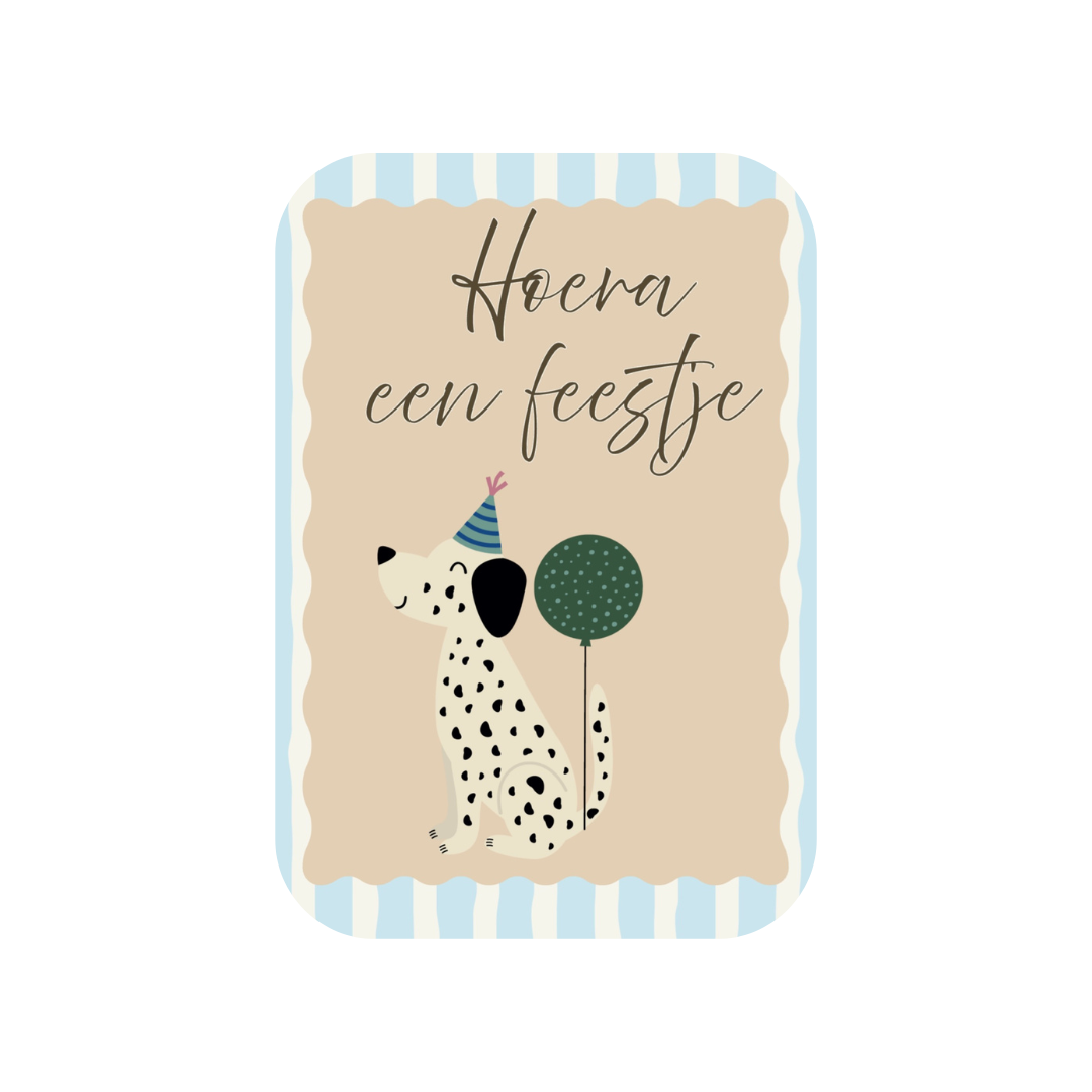 JillzBeads kaart | Hoera een feestje