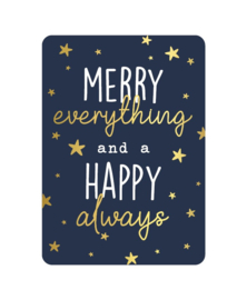 Kaart | Merry everything and a happy always