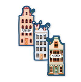 Sint & Piet huisjes -  10 stuks