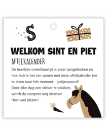 Sinterklaas aftelkalender inclusief clipboard