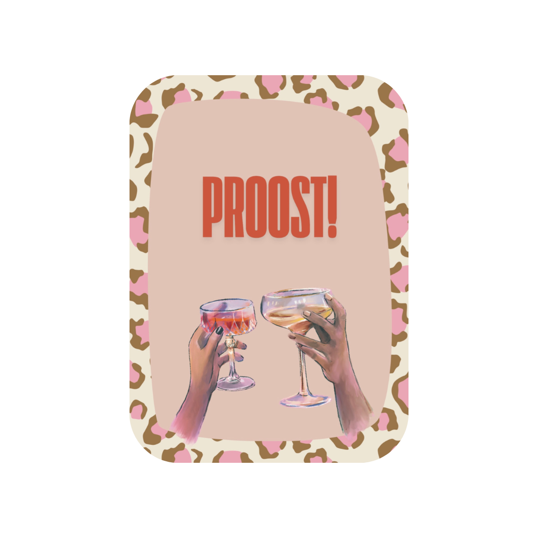 JillzBeads kaart | Proost!
