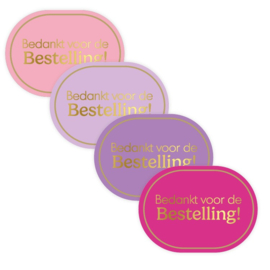 Bedankt voor de bestelling! - 10 stuks
