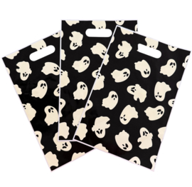Halloween | Plastic tasjes | Dubbelzijdig - 5 stuks