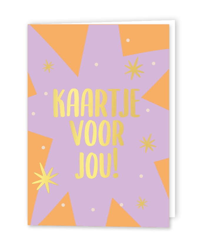 Kaart met envelop | Kaartje voor jou!