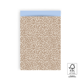Cadeauzakjes | Drops | Taupe  - 5 stuks