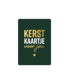 Mini kaart | Kerst kaartje voor jou