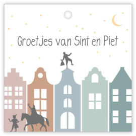 Mini kaart | Groetjes van Sint en Piet