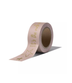 Washi tape | Most wonderful time | Roze