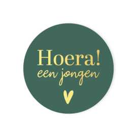 Hoera een jongen - 10 stuks