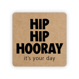 Hip hip hooray it's your day - 10 stuks