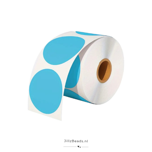Traktatie sticker | Afscheid met naam | Sierlijk - 10 stuks