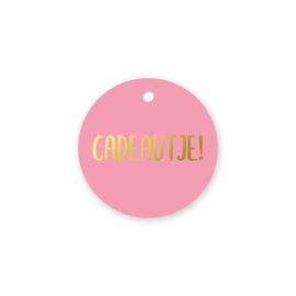 Cadeaulabel | Cadeautje! - 5 stuks
