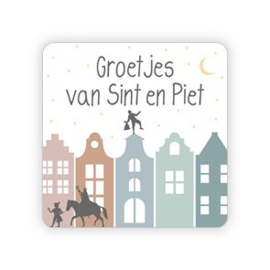 Groetjes van Sint en Piet - 10 stuks