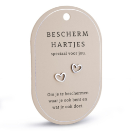 Oorbellen | Hartjes | Zilver