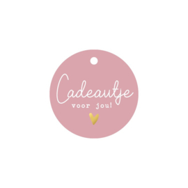 Cadeaulabel | Cadeautje voor jou! - 5 stuks