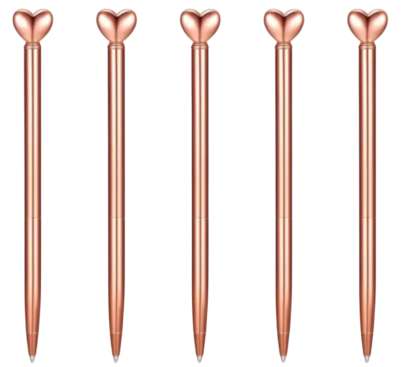 Pen | Hartjes | Rosé goud