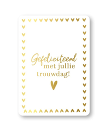 Kaart | Gefeliciteerd met jullie trouwdag!