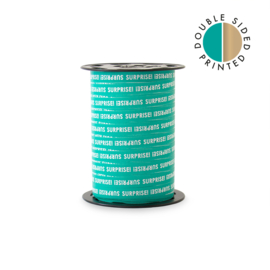 Krullint | Surprise | Turquoise / goud - 3 meter