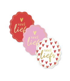 Veel liefs - 10 stuks