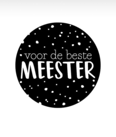 Stickers | Voor de beste meester - 10 stuks