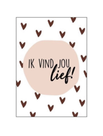 Kaart | Ik vind jou lief!