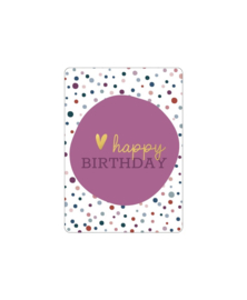 Mini kaart | Happy birthday