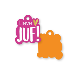 Cadeaulabel | Lieve juf! - 5 stuks