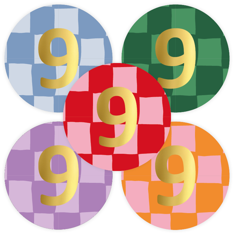 Cijfer 9 | Mix - 10 stuks