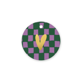 Cadeaulabel | Hartje - 5 stuks